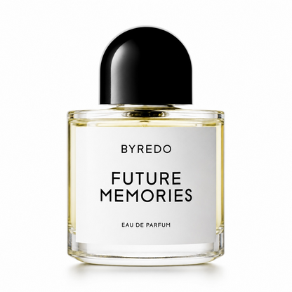 Byredo Future Memories perfume bottle on white background