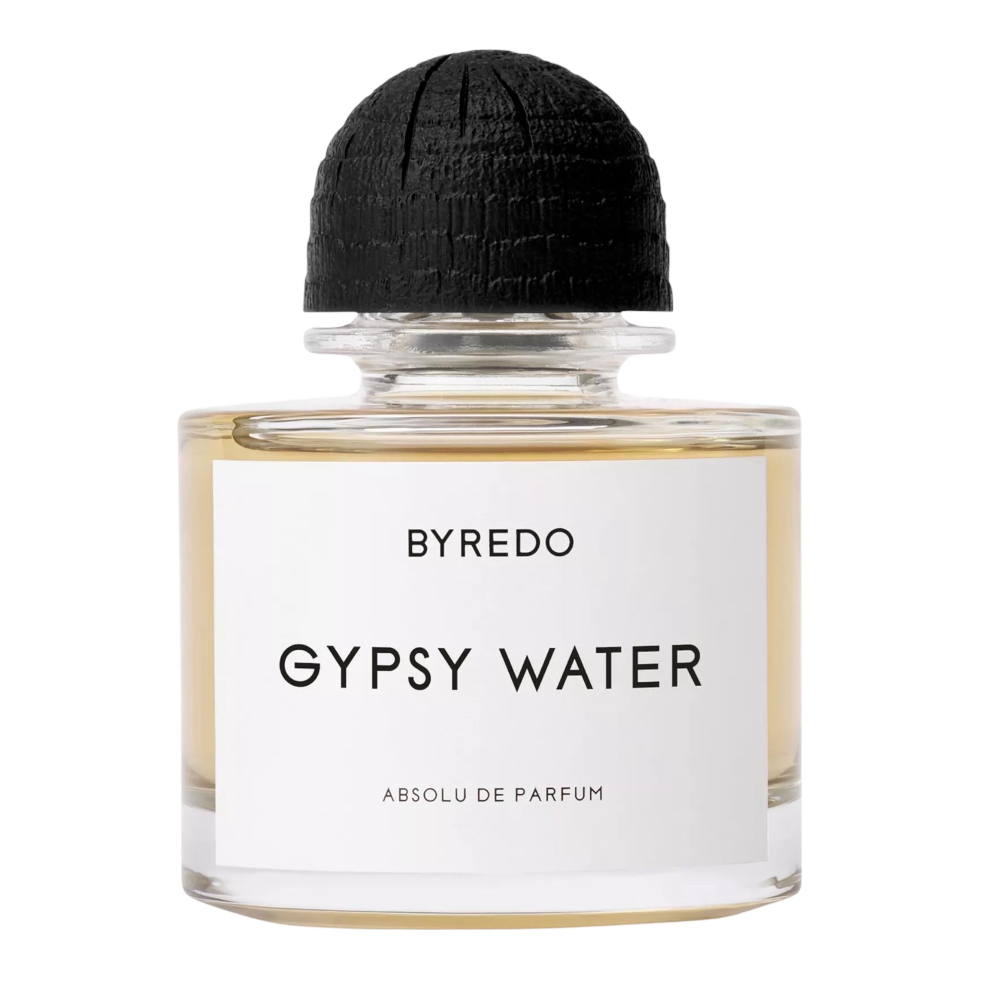 Byredo Gypsy Water Absolu de Parfum perfume bottle on white background