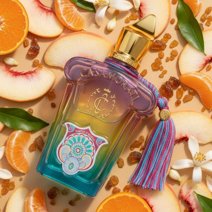 Casamorati 1888 Tempio d'Acqua perfume styled in a warm ambery and fruity setting