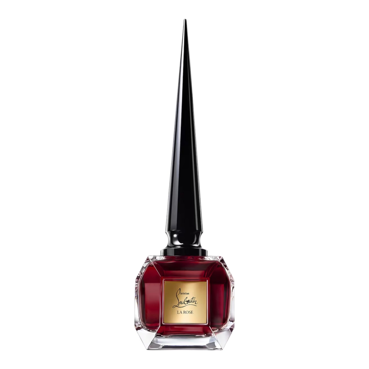 Christian Louboutin Fétiche La Rose fragrance sample showing dark cherry and velvety rose notes for decanting into 1ml to 10ml glass atomisers.