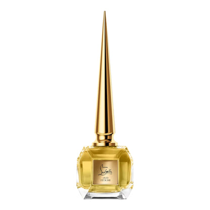 Christian Louboutin Oud Fétiche perfume bottle on white background