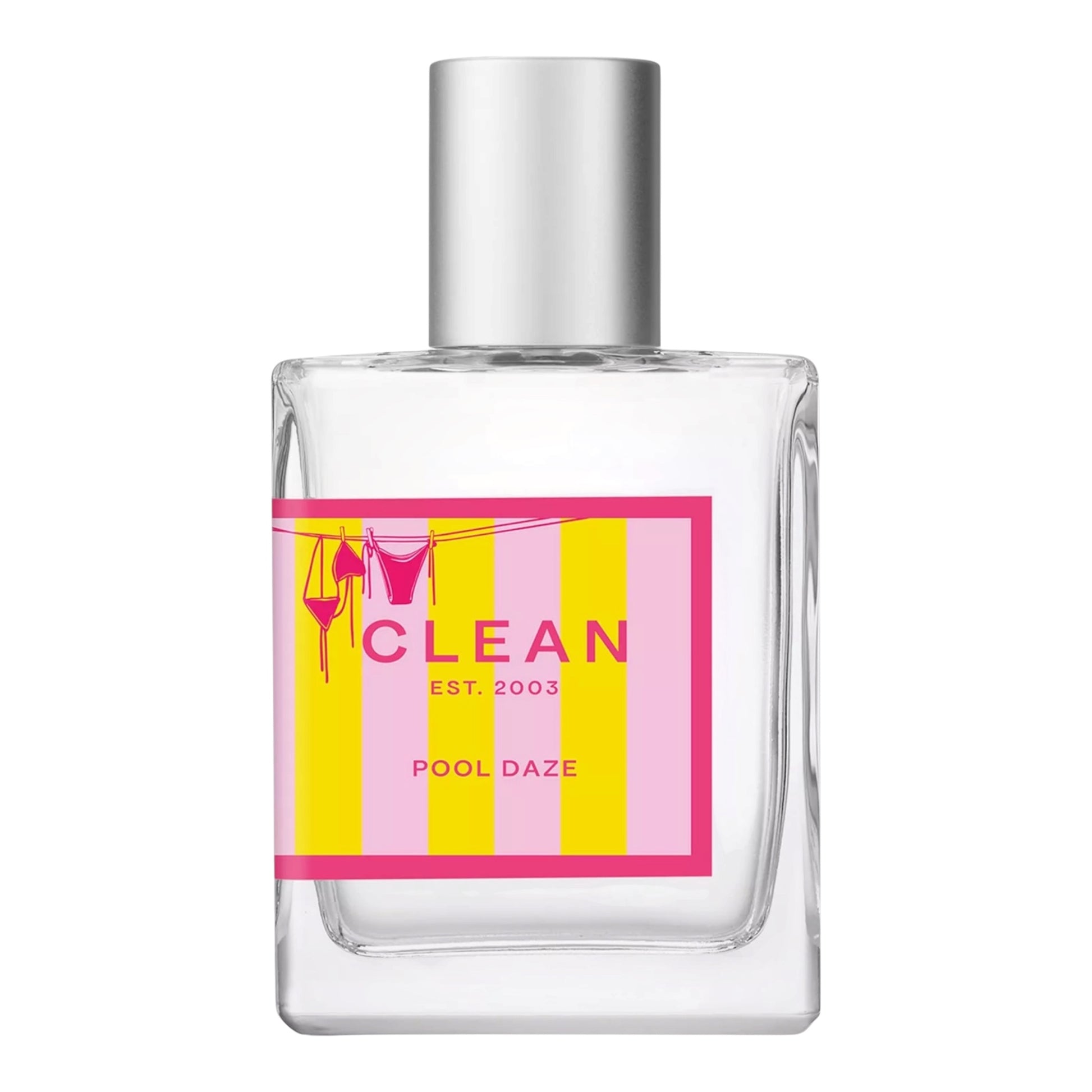 Clean Pool Daze perfume bottle on white background