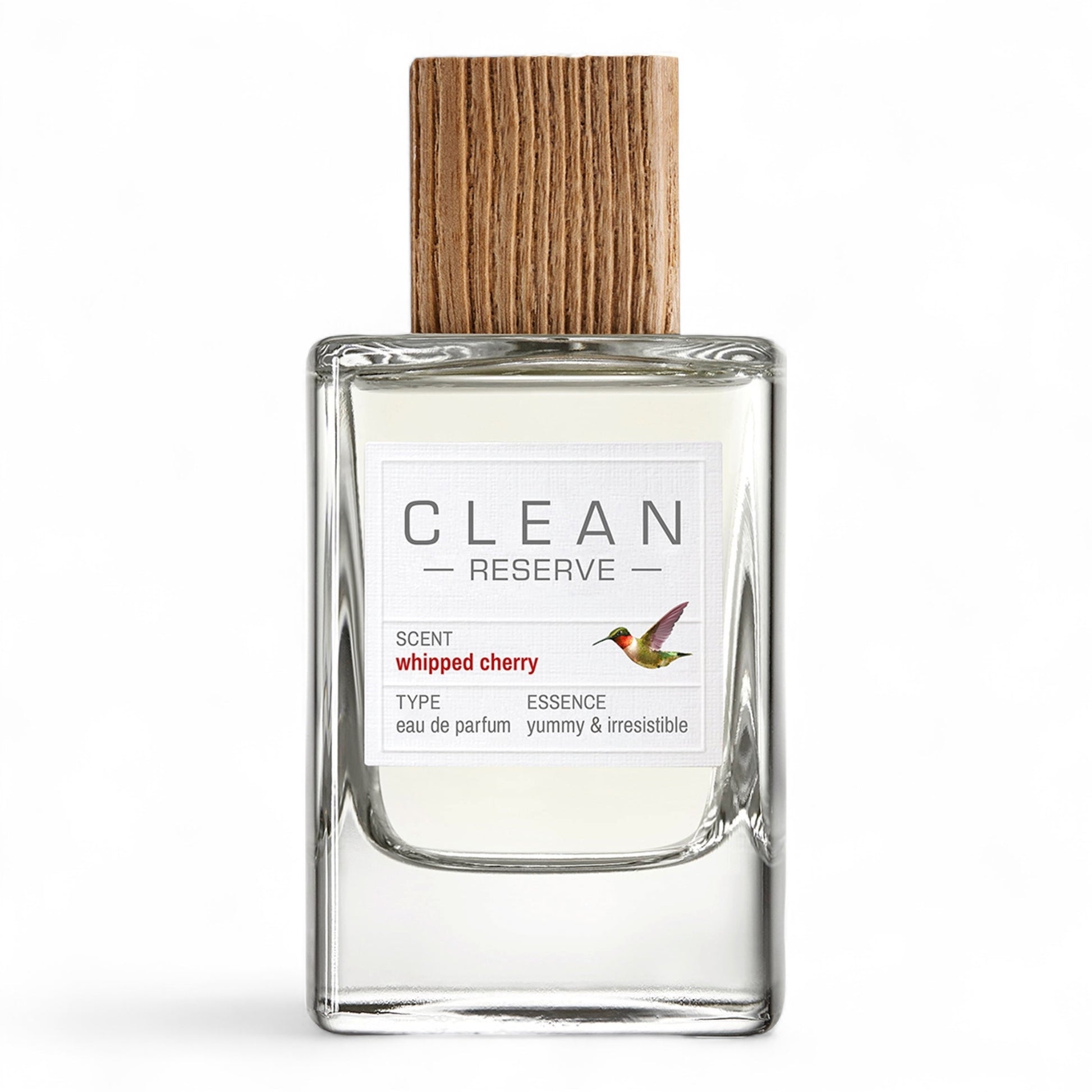 Clean Whipped Cherry fragrance sample – retail bottle shown for decanting into 1ml–10ml samples.