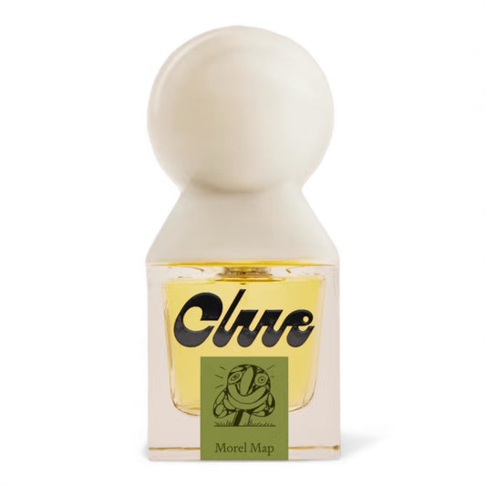 Clue Perfumery Morel Map fragrance sample – retail bottle shown for decanting into 1ml–10ml samples