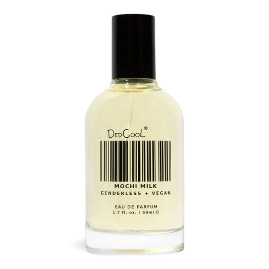 DedCool Mochi Milk fragrance sample – retail bottle shown for decanting into 1ml–10ml samples.