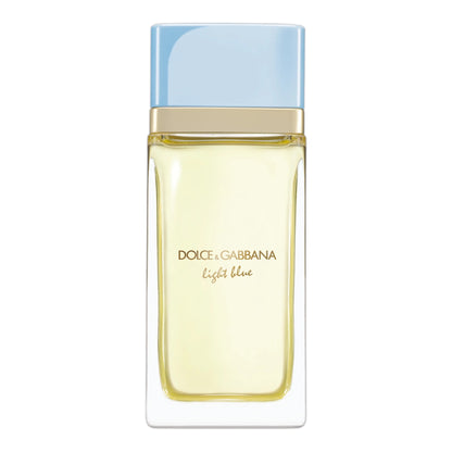 Dolce & Gabbana Light Blue Eau de Parfum for women perfume bottle on white background