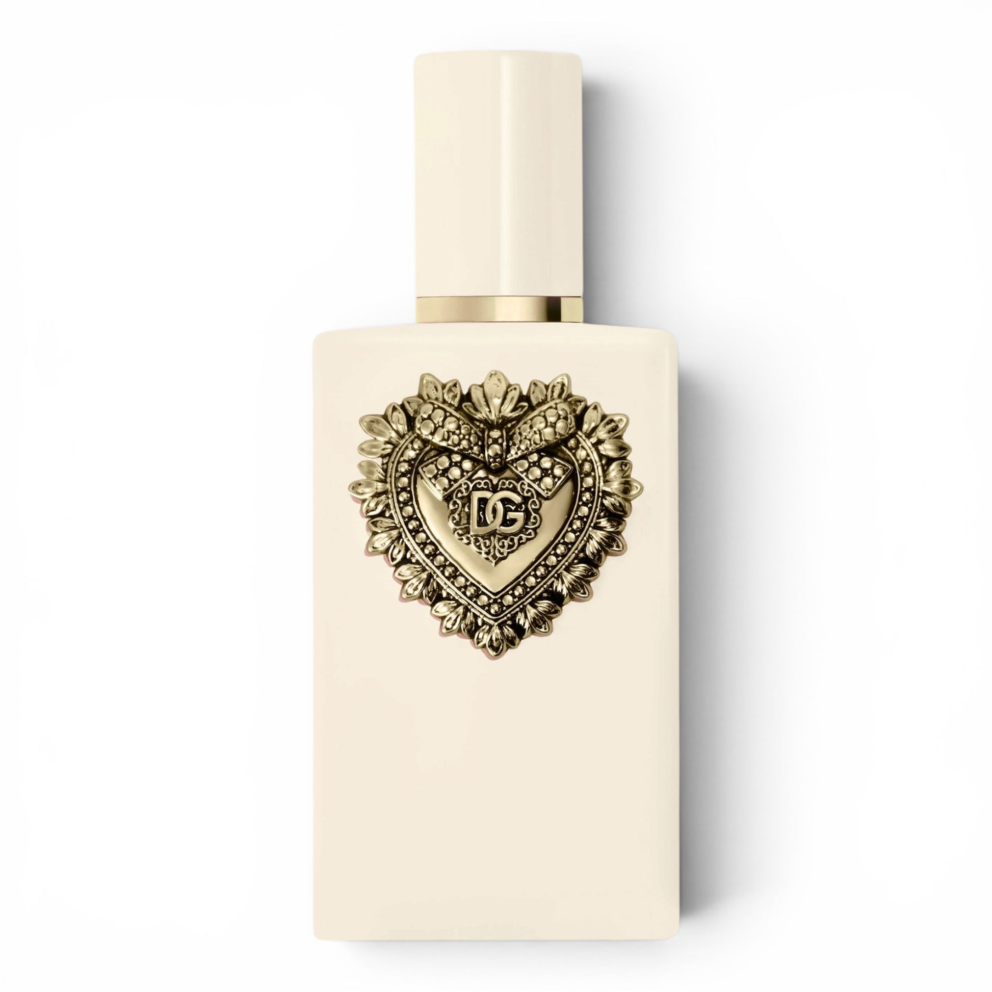 Dolce & Gabbana Your Devotion Eau de Parfum Intense bottle on white background