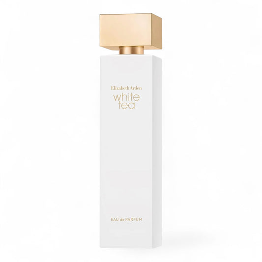 Elizabeth Arden White Tea fragrance sample - fresh rose, herbal tea and musk perfume.
