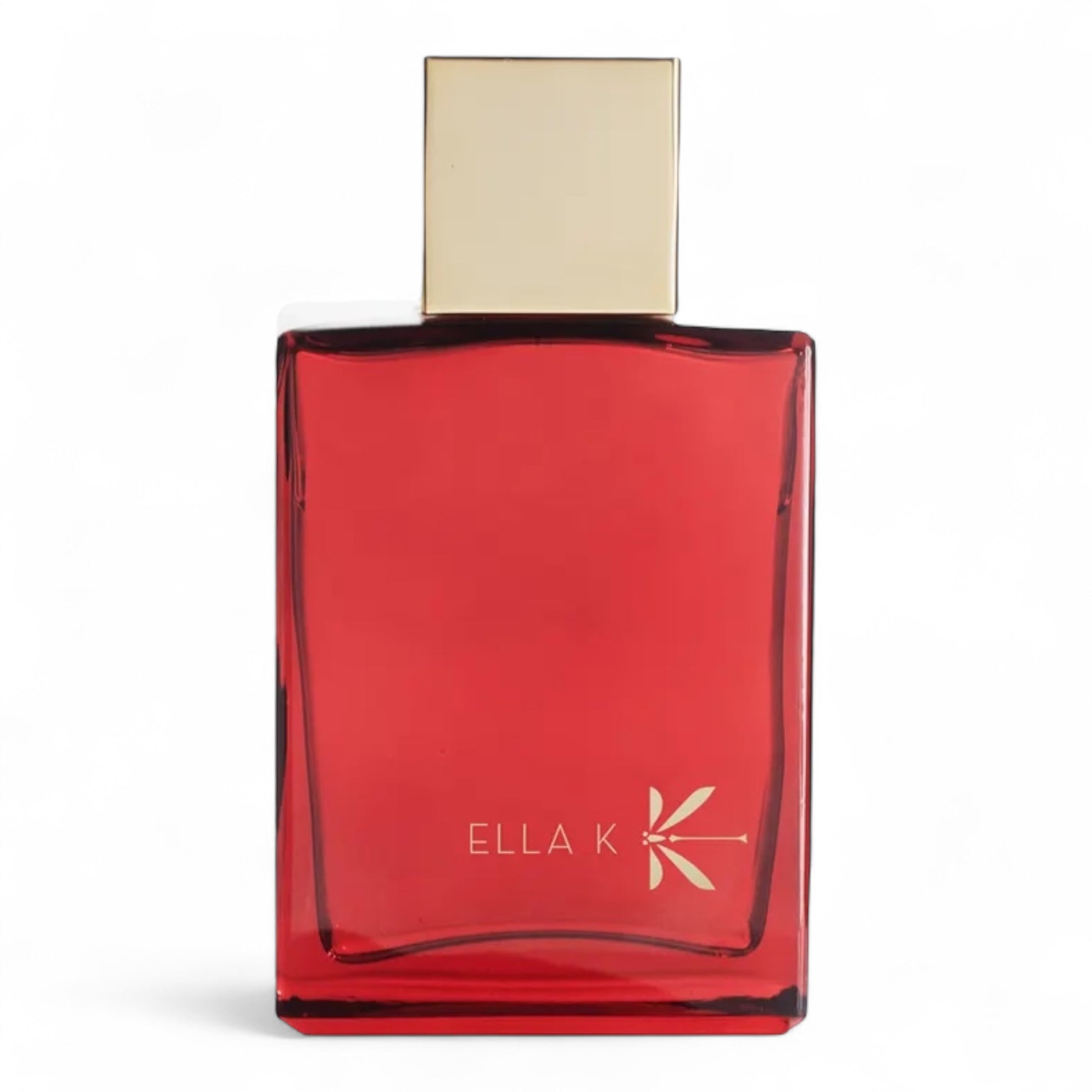 Ella K Camelia K fragrance sample – a floral-fruity scent with blood orange, camellia and vetiver, shown in full 100ml bottle.