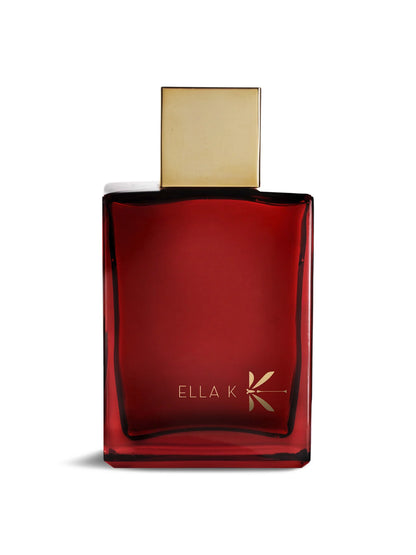 Ella K Camelia K perfume bottle on white background