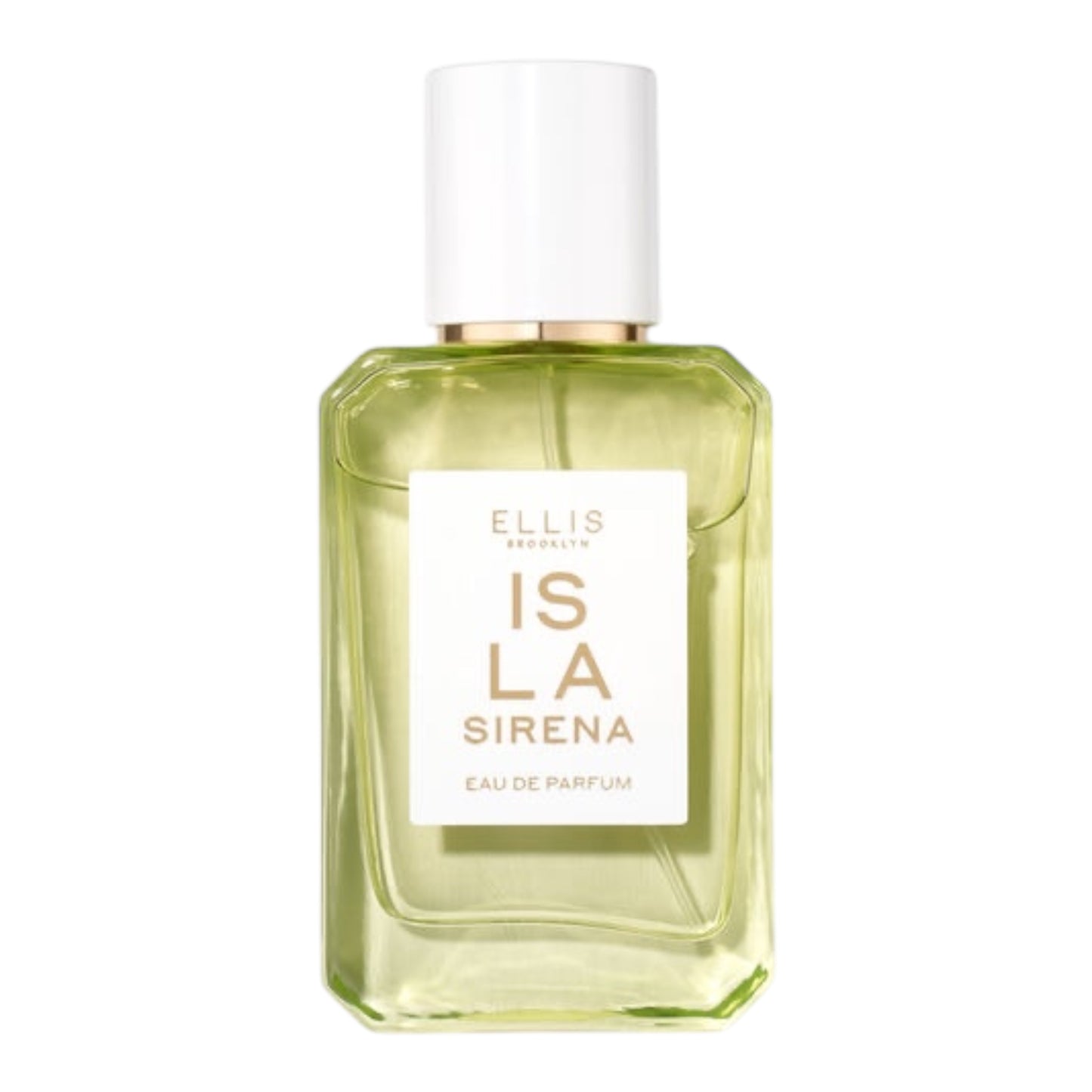 Ellis Brooklyn Isla Sirena perfume bottle on white background
