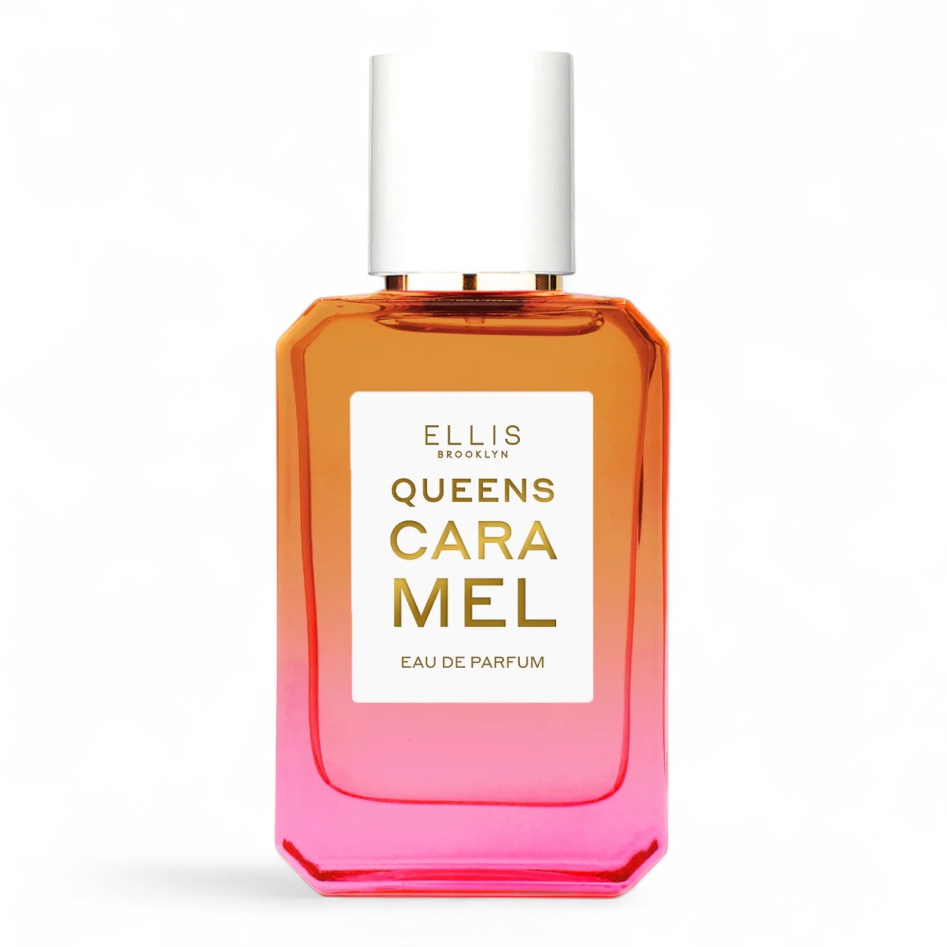 Ellis Brooklyn Queens Caramel fragrance sample - caramel, vanilla orchid and white chocolate perfume in 50ml bottle.