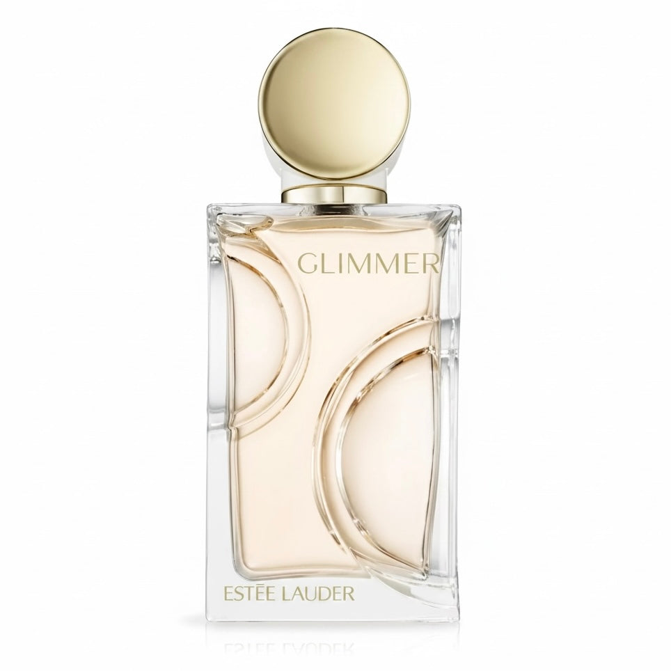 Estée Lauder Glimmer Eau de Parfum bottle on white background
