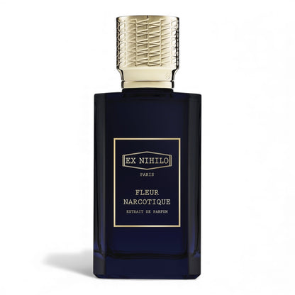Ex Nihilo Fleur Narcotique Extrait fragrance sample – retail bottle shown for decanting into 1ml–10ml samples.