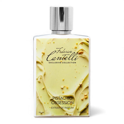 Federico Cantelli Pistachio Obsession fragrance sample – retail bottle shown for decanting into 1ml–10ml perfume samples.