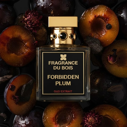 Fragrance Du Bois Forbidden Plum styled with ripe plums, rum and dark woods