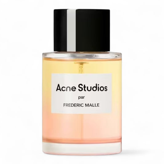 Frédéric Malle Acne Studios fragrance sample – retail bottle shown for decanting into 1ml–10ml samples.