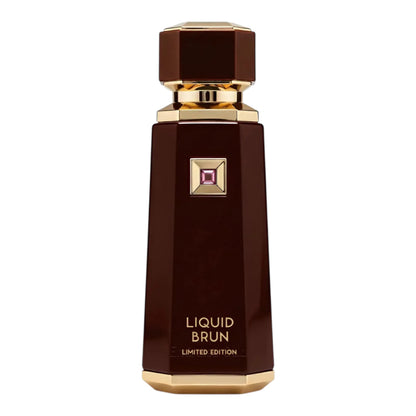 French Avenue Liquid Brun Extrait perfume bottle on white background