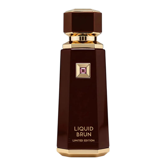 French Avenue Liquid Brun Extrait perfume bottle on white background