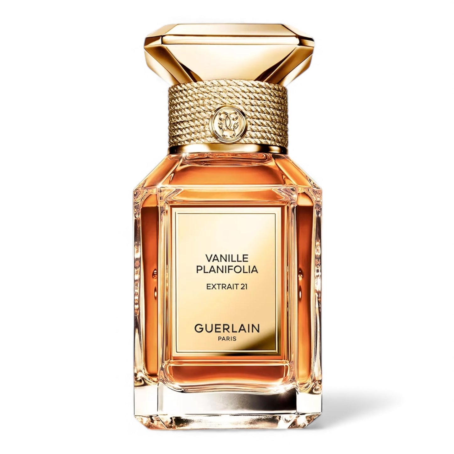 Guerlain Vanille Planifolia Extrait 21 fragrance sample – retail bottle shown for decanting into 1ml–10ml samples.