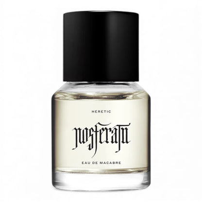 Heretic Parfum Nosferatu fragrance sample – retail bottle shown for decanting into 1ml–10ml samples.