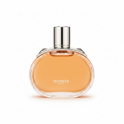 Hermès Barénia Pleine Fleur Eau de Parfum bottle on white background