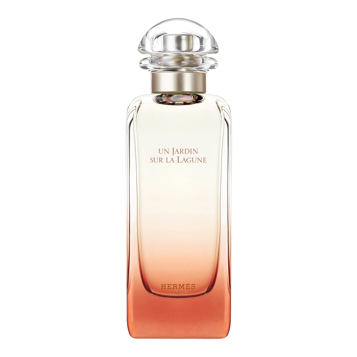 Hermès Un Jardin Sur La Lagune perfume bottle on white background