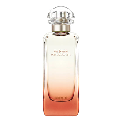 Hermès Un Jardin Sur La Lagune perfume bottle on white background