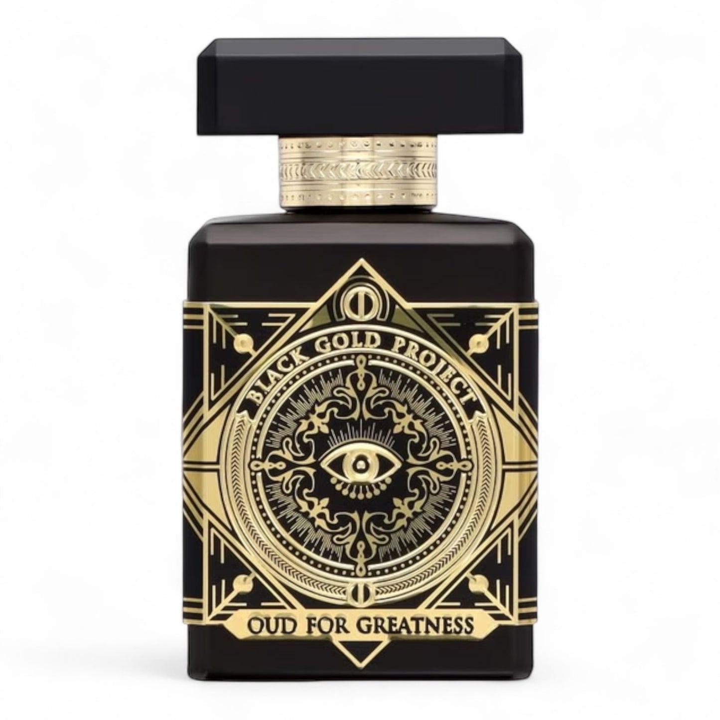 Initio Oud For Greatness fragrance sample – retail bottle shown for decanting into 1ml–10ml samples.