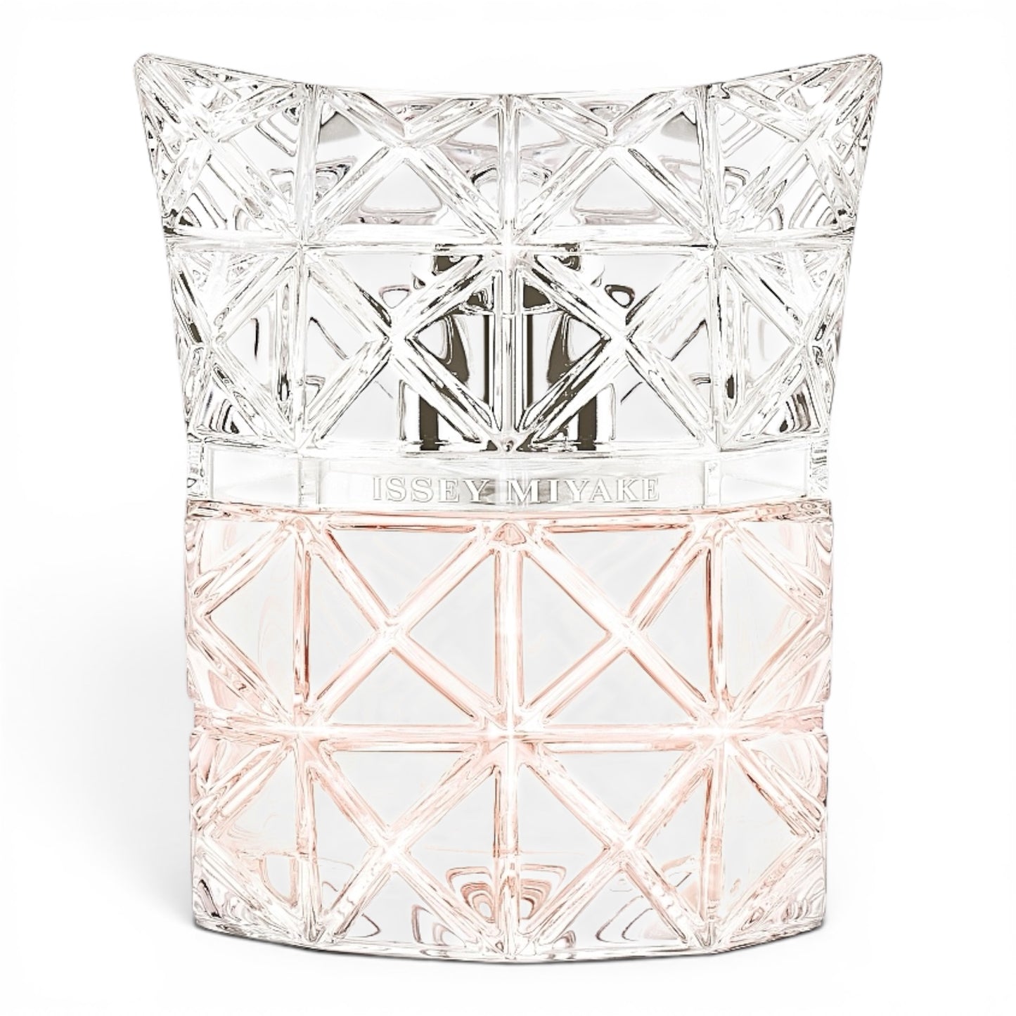 Issey Miyake Lumière d’Issey perfume bottle on white background