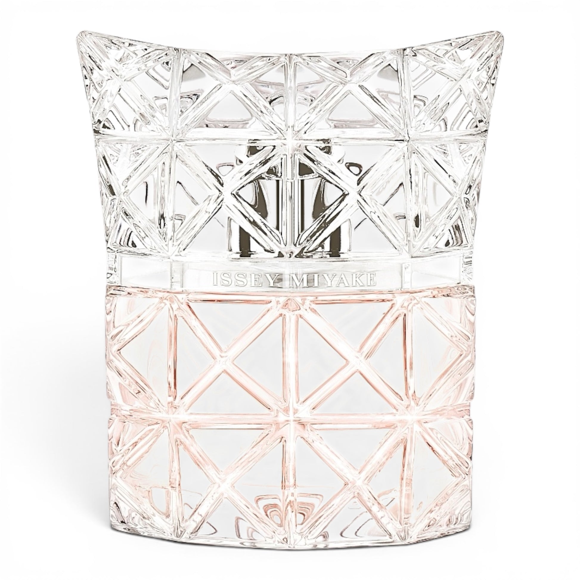 Issey Miyake Lumière d’Issey perfume bottle on white background