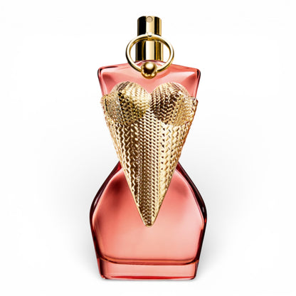 Jean Paul Gaultier Divine Couture perfume bottle on white background