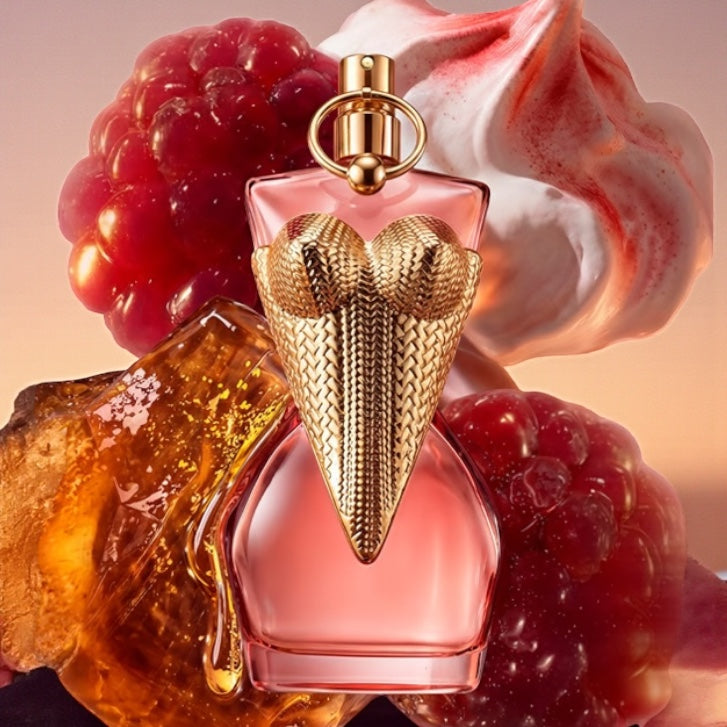 Jean Paul Gaultier Divine Couture perfume styled in a couture inspired setting