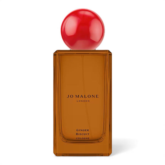 Jo Malone Ginger Biscuit fragrance sample – retail bottle shown for decanting into 1ml–10ml samples.