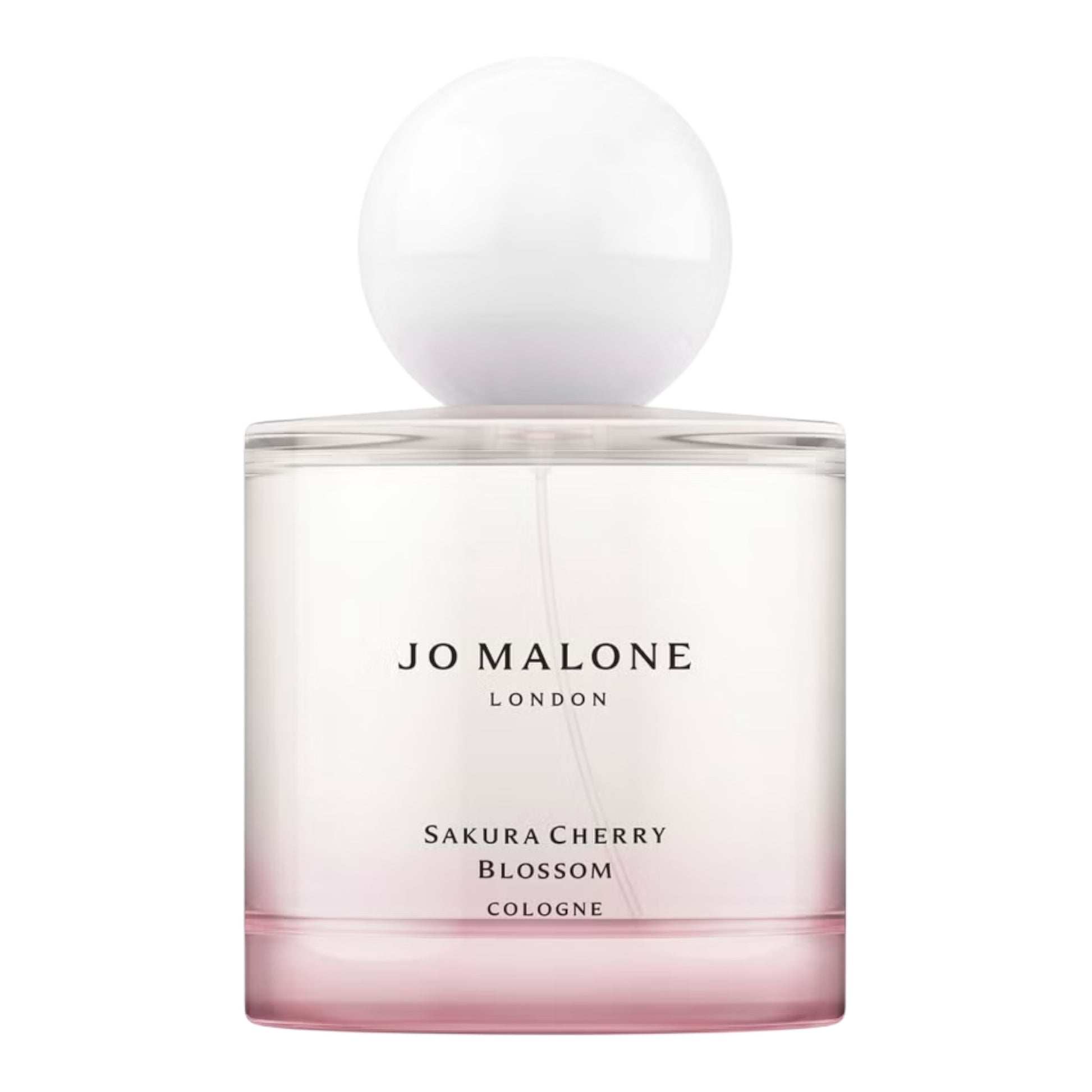 Jo Malone Sakura Cherry Blossom perfume bottle on white background