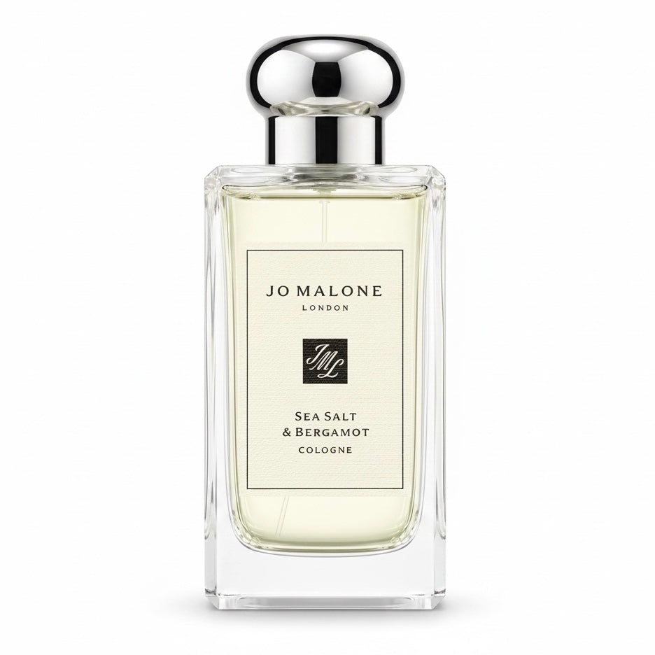 Jo Malone London Sea Salt & Bergamot Cologne bottle on white background