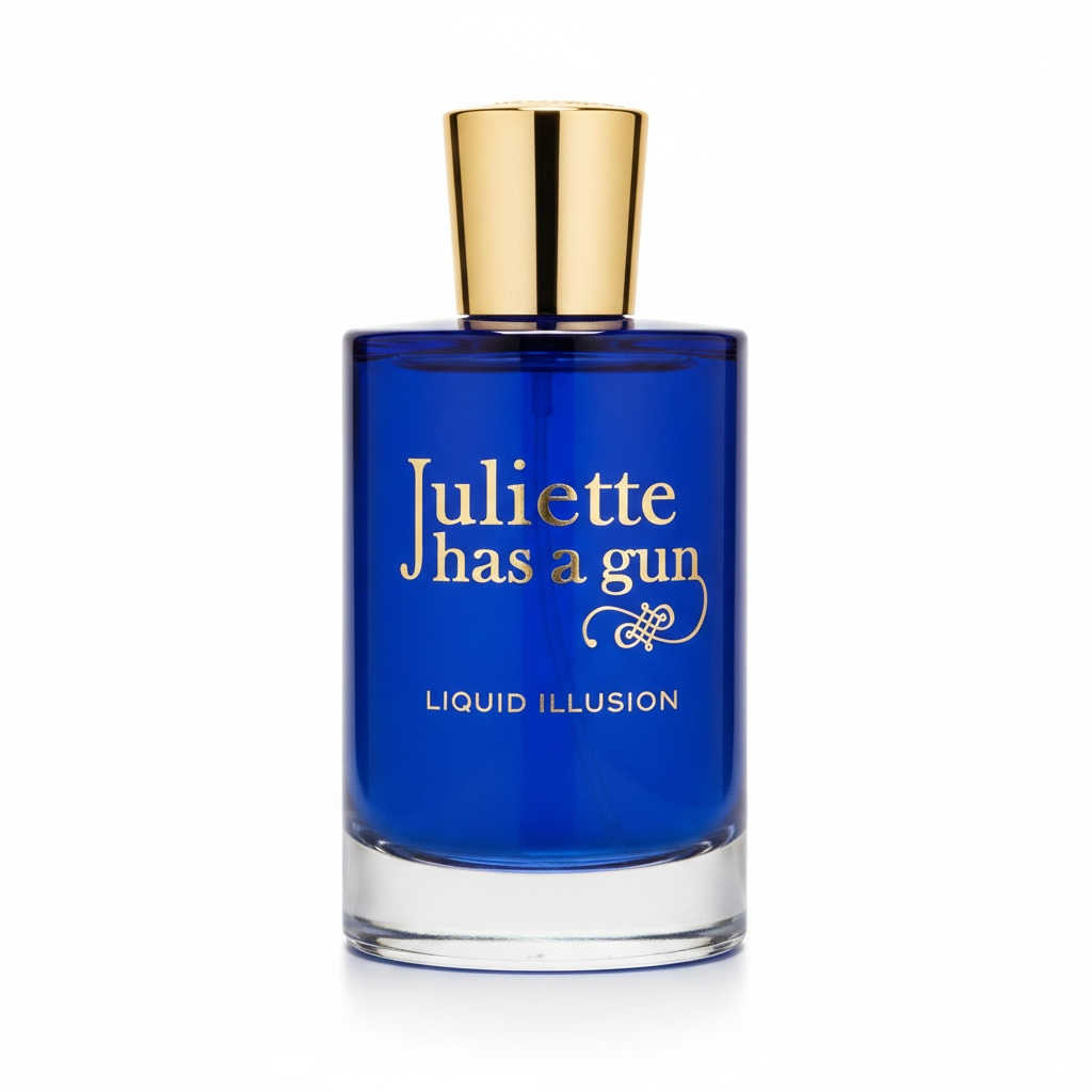 Juliette Has a Gun Liquid Illusion perfume bottle on white background