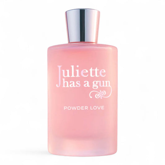 Juliette Has a Gun Powder Love fragrance sample – retail bottle shown for decanting into 1ml–10ml samples.