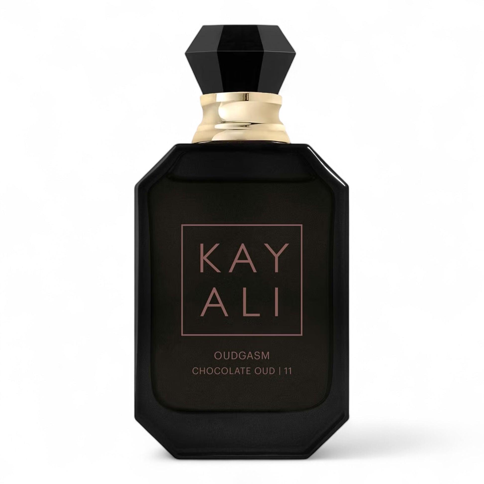Kayali Chocolate Oud 11 fragrance sample – retail bottle shown for decanting into 1ml–10ml samples.