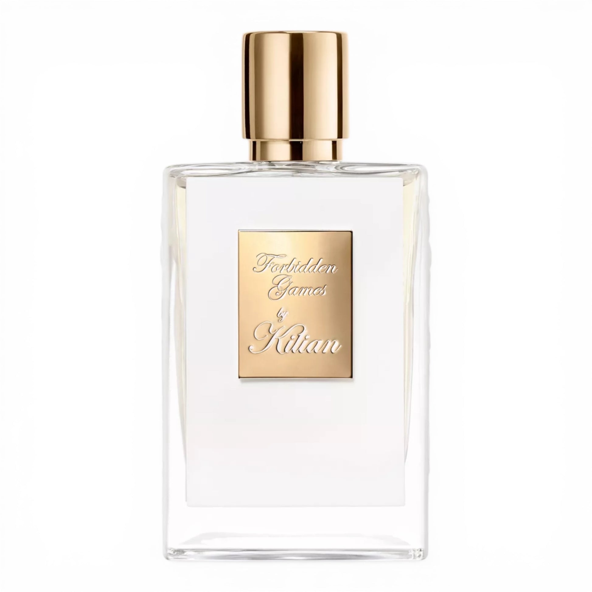 Kilian Forbidden Games perfume bottle on white background