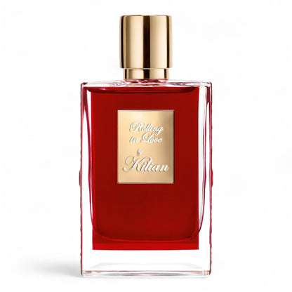 Kilian Rolling in Love fragrance sample - almond milk, iris and musk perfume in 50ml bottle