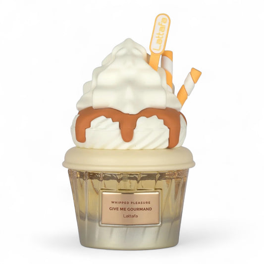 Lattafa Whipped Pleasure fragrance sample – retail bottle shown for decanting into 1ml–10ml samples.