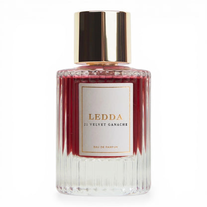 LEDDA 21 Velvet Ganache perfume bottle on white background