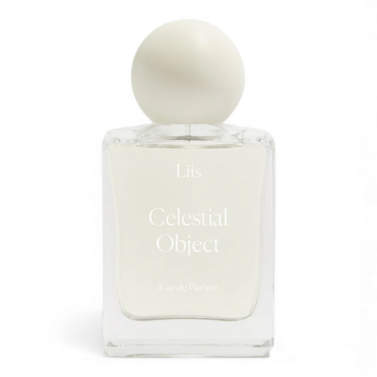 Liis Celestial Object fragrance sample – retail bottle shown for decanting into 1ml–10ml samples.