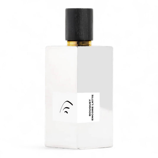L'Orchestre Parfum Bouquet Encore Latte fragrance sample – retail bottle shown for decanting into 1ml–10ml samples.