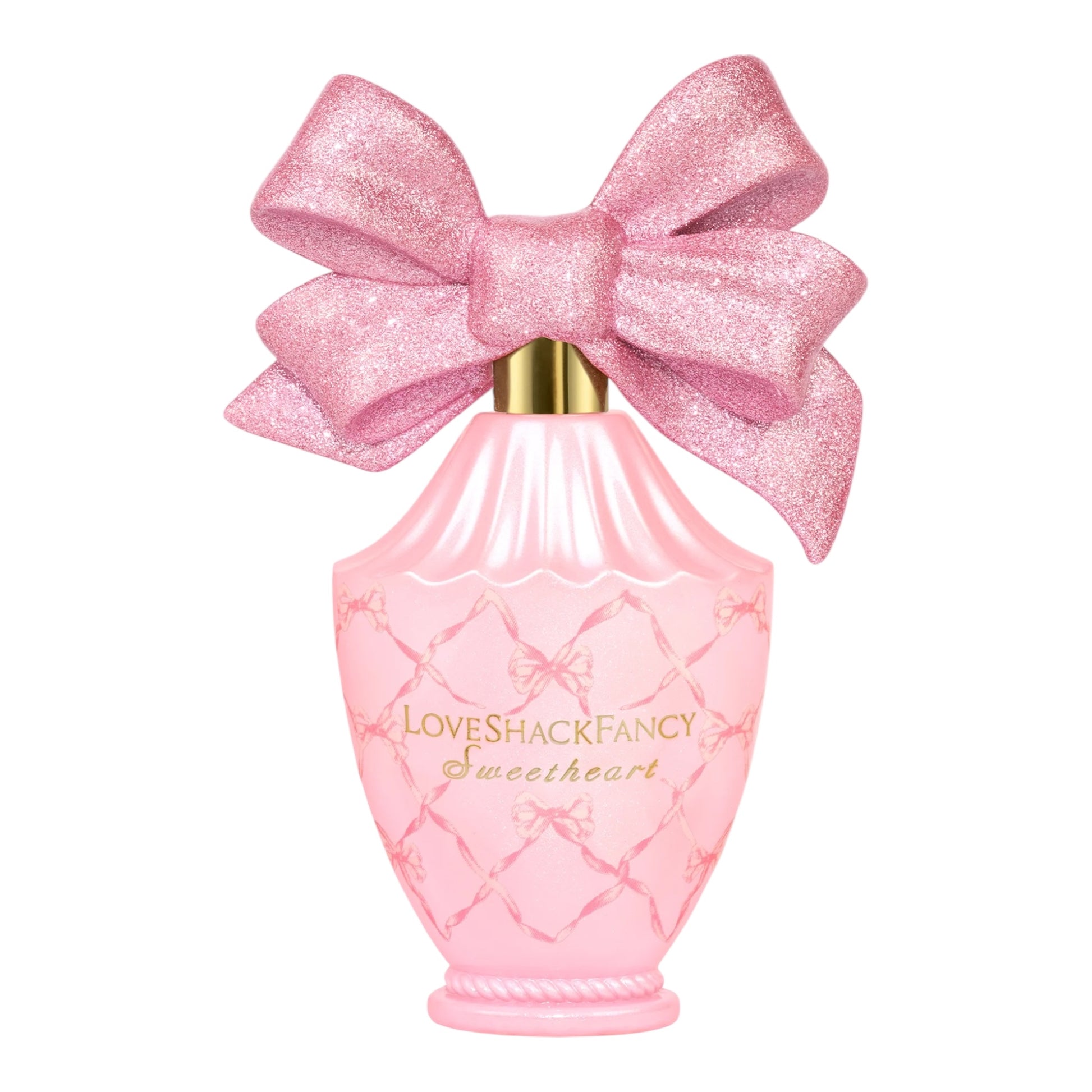 LoveShackFancy Sweetheart perfume bottle on white background