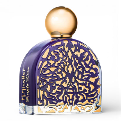 M. Micallef Purple Love perfume bottle on white background