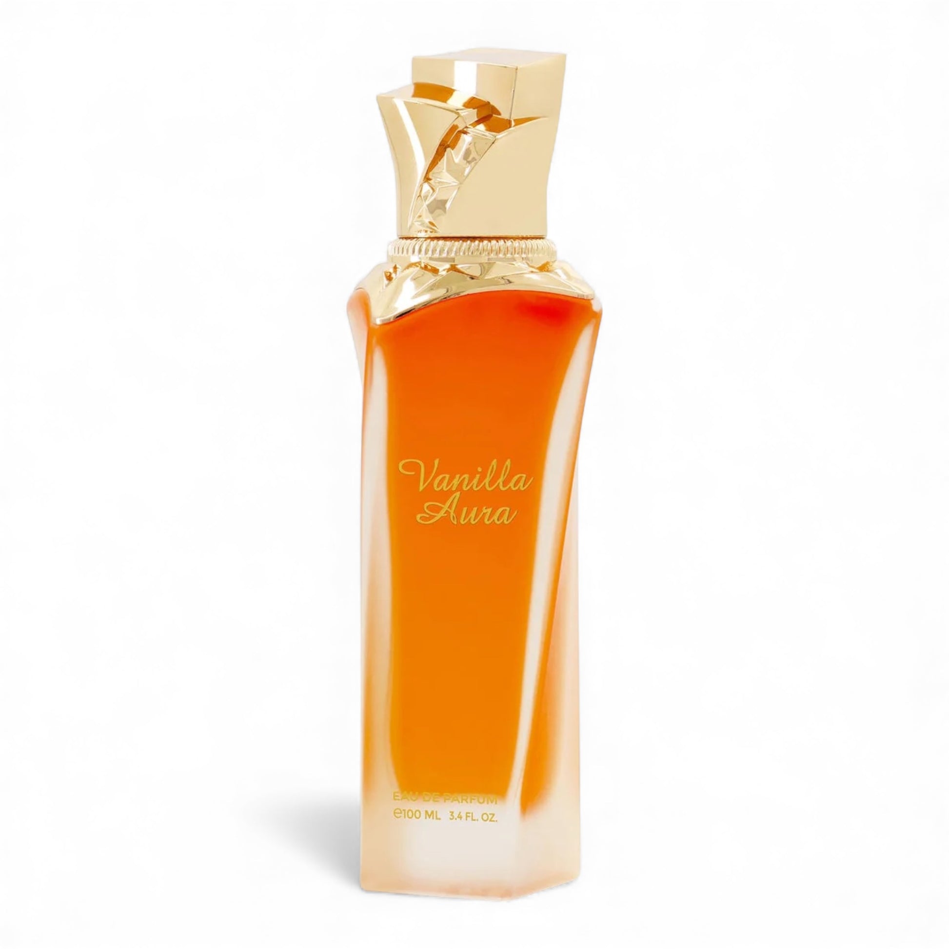 Maison Asrar Vanilla Aura fragrance sample – retail bottle shown for decanting into 1ml–10ml samples.
