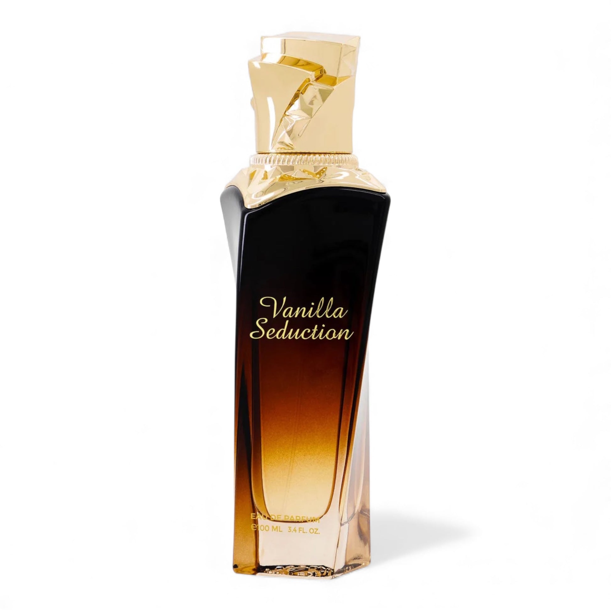 Maison Asrar Vanilla Seduction fragrance sample – retail bottle shown for decanting into 1ml–10ml samples.
