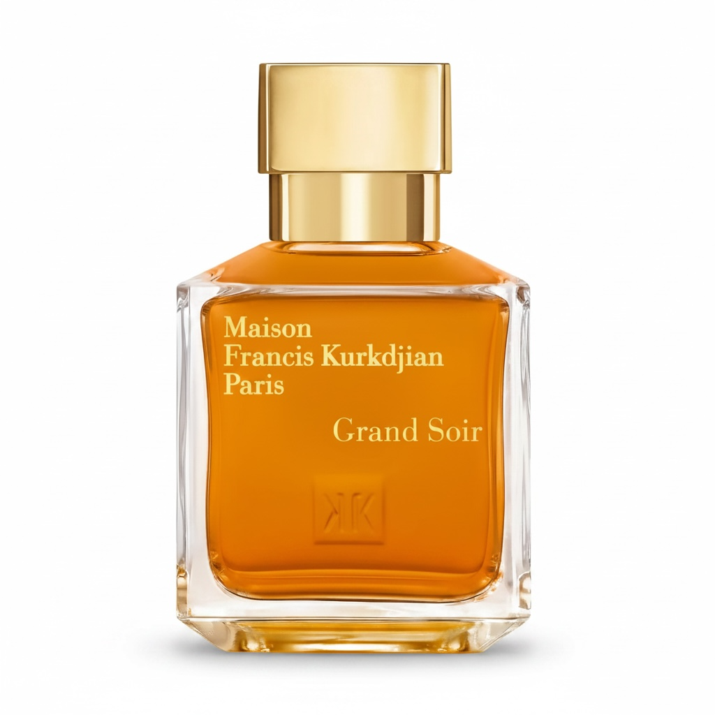 Maison Francis Kurkdjian Grand Soir Eau de Parfum bottle on white background